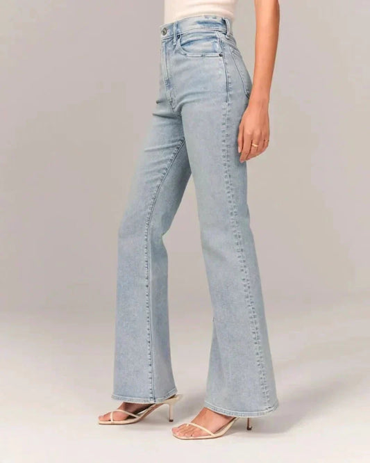 The Sculpting Flare | Women’s High Waisted Flare Jeans - Bootcut Leg-Lengthening Denim