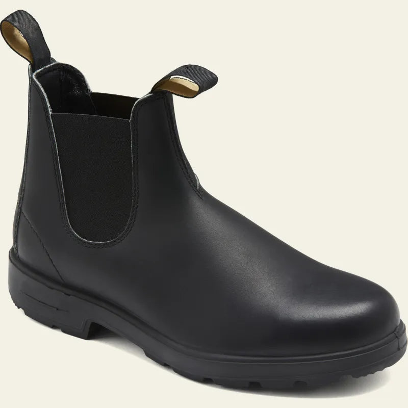 Women’s Chelsea Boots - Classic Slip-On Waterproof Ankle Boots with Elastic Panels
